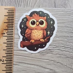 10/$10 Owl Sticker Bird Hoot Owlet Colorful Cartoon